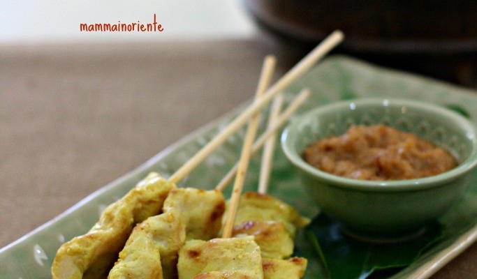 Chicken Satay e la Red Curry Paste