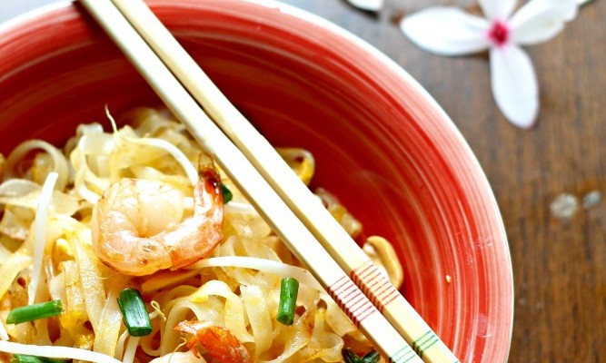 Pad Thai ai Gamberi e tipi di Noodles