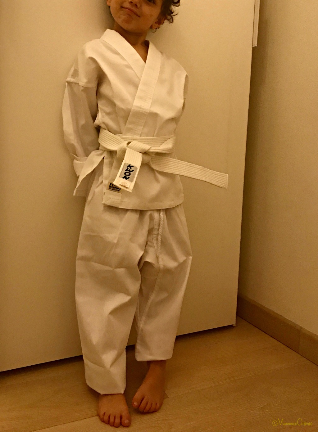 Prova kimono karate