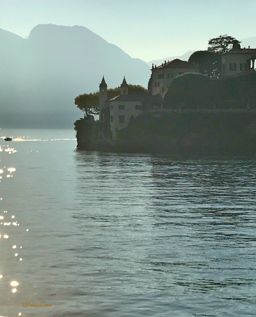 Lago di Como verso il Tramonto